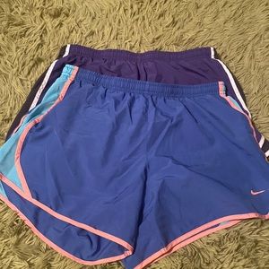 Bundle of two kids nike shorts
Size: XL
Color: Blue with pink and purple